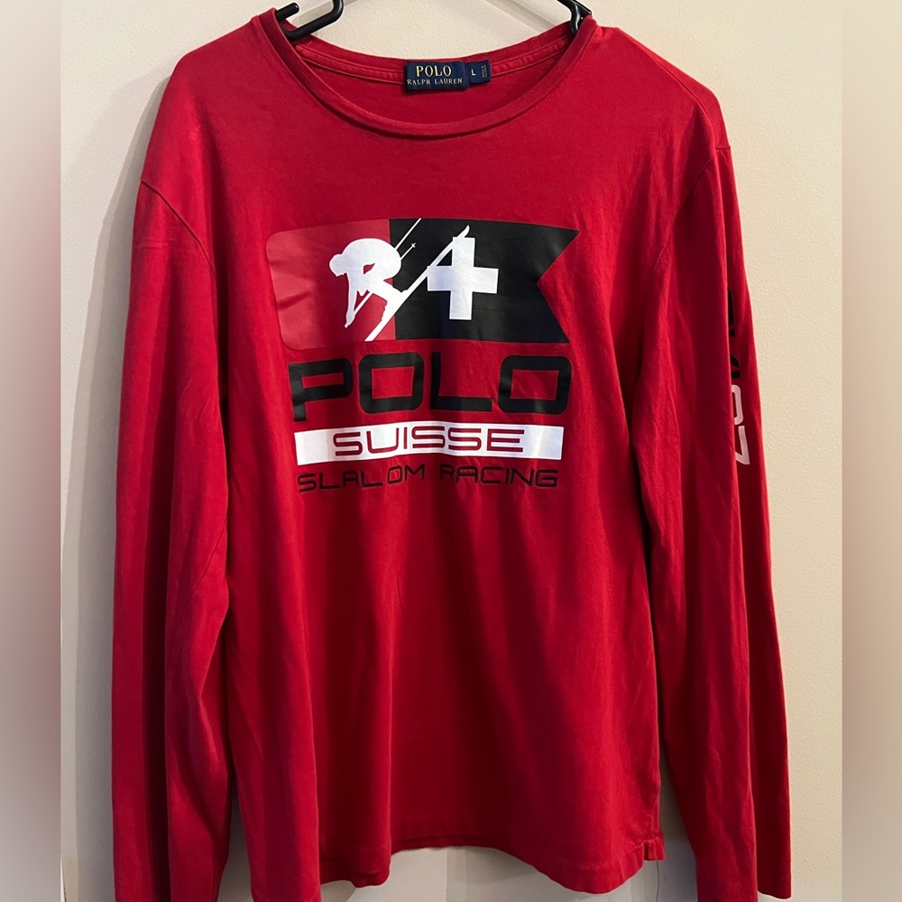 Used polo long sleeve sz L